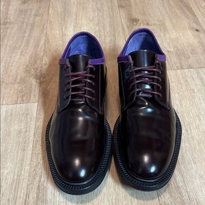 Paul Smith Men's Oxford Shoes in Dark Brown and Purple